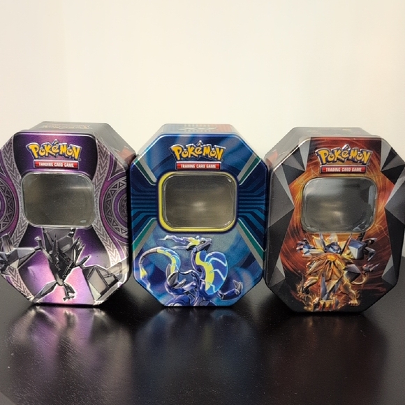 Pokemon Trading Card Game Tins Set - Picture 1 of 4